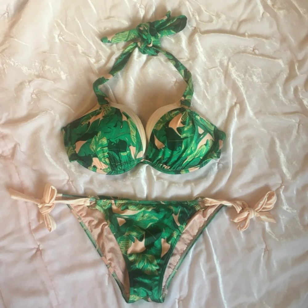 Victoria's Secret palm print Bikini